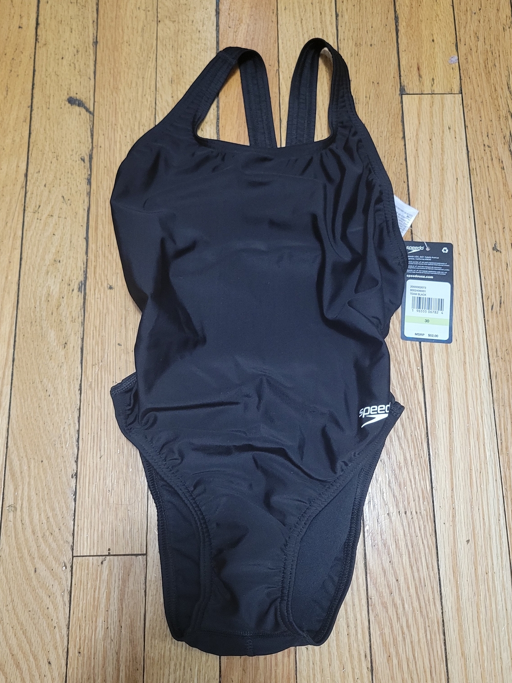 Speedo Black Women's Training One-Piece Swimsuit
